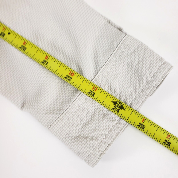 Orvis Searsucker Off White SIZE M Off White Long Sleee Button Down Shirt - Picture 10 of 12